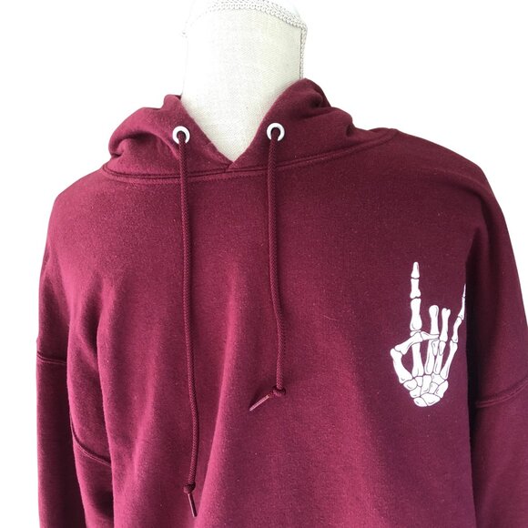 Artist Union “Life of the Party” Skeleton Graphic Hoodie Size L - Picture 3 of 4